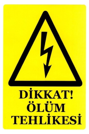 T100 Yapışkanlı Uyarı Etiketleri