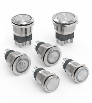 J Serisi 20 Amper Metal Butonlar IP67