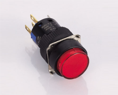 K16-271 16mm Yaylı Buton 1NO+1NC