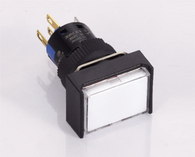 K16-291 16mm Yaylı Buton 1NO+1NC