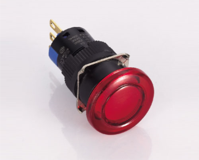 K16-912-R Mantar Yaylı Buton 2NO+2NC