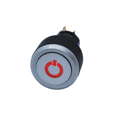 K16G-272P-RD 16/22mm Yaylı Buton 2NO+2NC