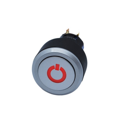 K16G-372P-RD 16/22mm Kalıcı Buton 2NO+2NC