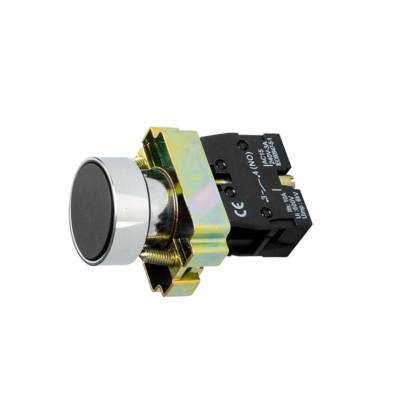 XB2-BA21 22mm Yaylı Buton Siyah 1NO