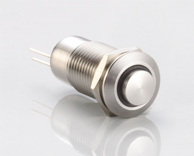 J12-361 Metal Kalıcı Buton Ledli 1NO