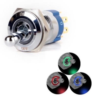 19mm Toggle Anahtar 12-24V RGB