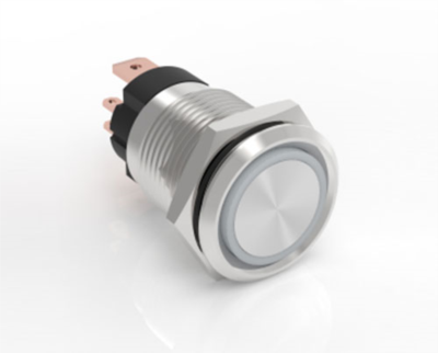 J16-C-271 metal buton yaylı ışıklı