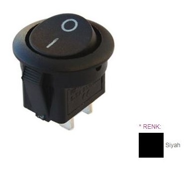 TRC11-133 Yuvarlak Anahtar ON-OFF 2P