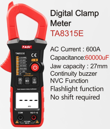 TA-8315E Otomatik True RMS Pensampermetre