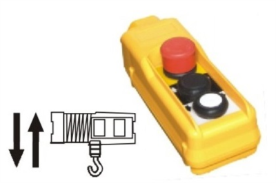 COB-C1 Tek Hız Vinç K. Butonu