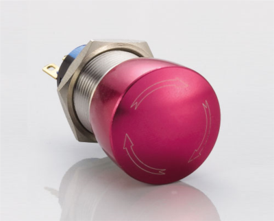 J19-A12 Metal Emniyet Butonu 2NO+2NC