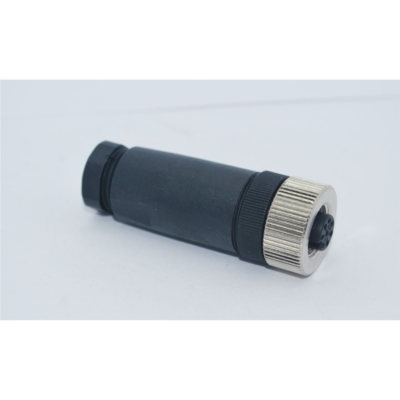 SL12-F08S M12 Düz 8 Pinli Dişi Konnektör