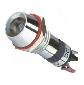 AD22C-10T-024 10mm Metal Sinyal Led 24V